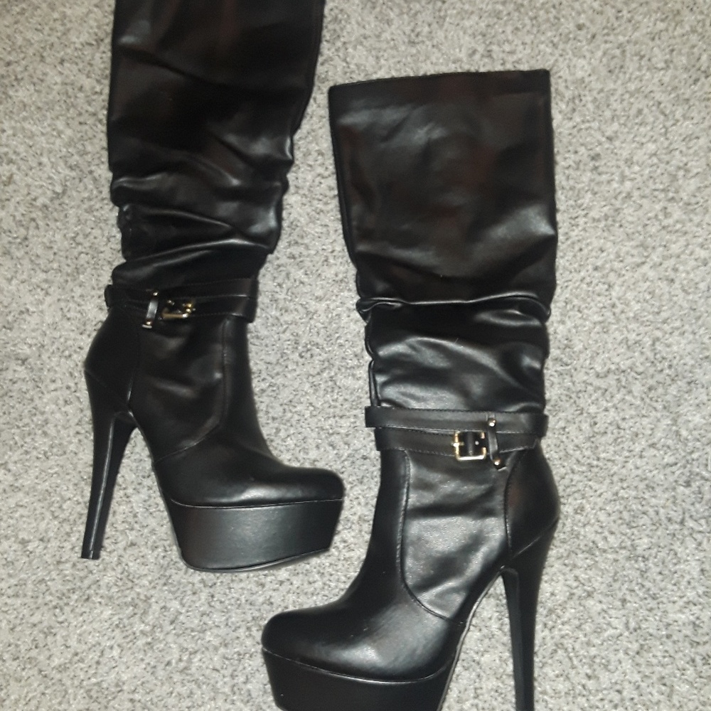 Black boots